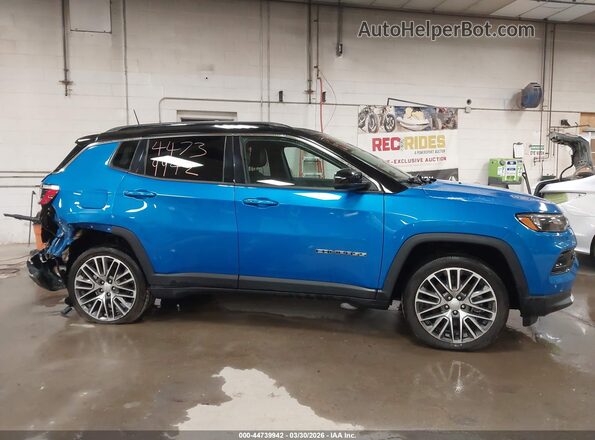 3C4NJDCN9PT536203 2023 JEEP COMPASS Blue Rear interior view