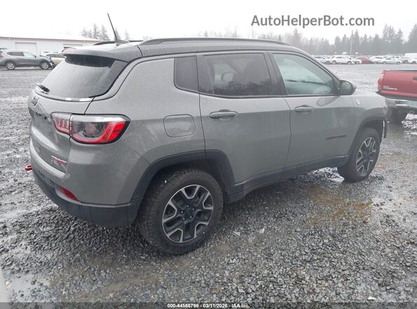 3C4NJDDB0MT536106 2021 JEEP COMPASS Серый Задняя правая четверть