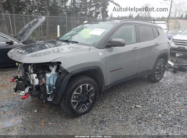 3C4NJDDB0MT536106 2021 JEEP COMPASS Серый Передняя левая четверть