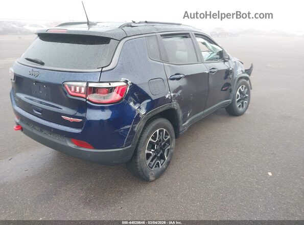 3C4NJDDB0MT588836 2021 JEEP COMPASS Blue Rear right