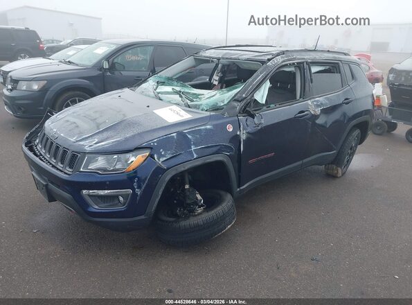 3C4NJDDB0MT588836 2021 JEEP COMPASS Blue Front left