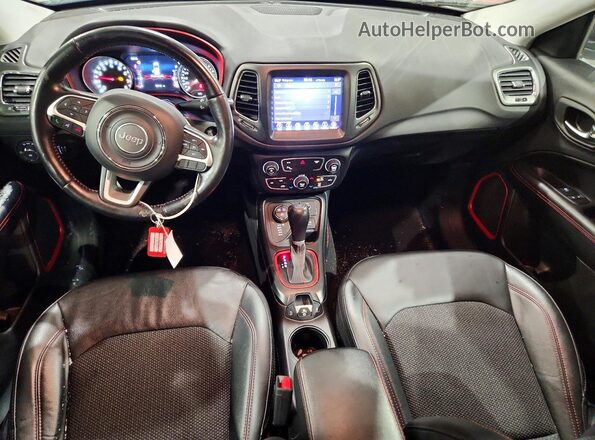 3C4NJDDB4MT531202 2021 JEEP COMPASS Gray Вид панелі приладів