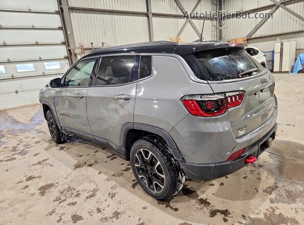 3C4NJDDB4MT531202 2021 JEEP COMPASS Gray Задня ліва чверть