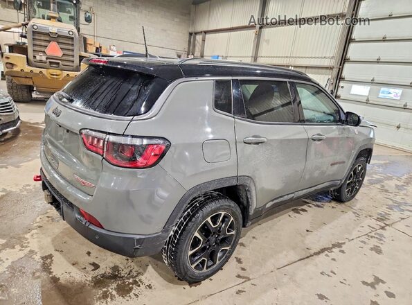 3C4NJDDB4MT531202 2021 JEEP COMPASS Gray Задня права чверть