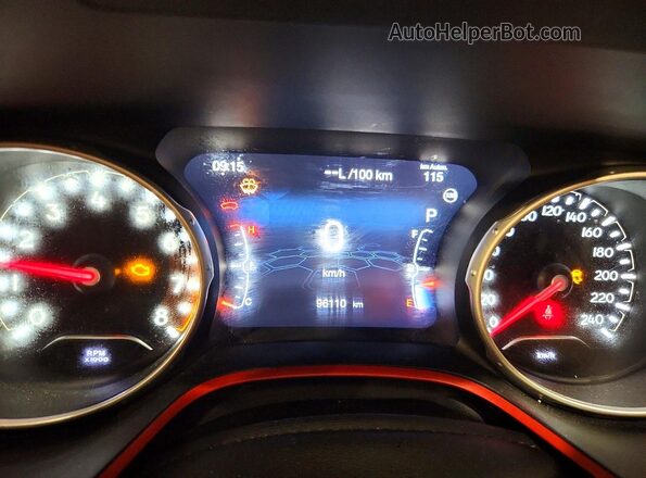 3C4NJDDB4MT531202 2021 JEEP COMPASS Gray Вид щитка приладів
