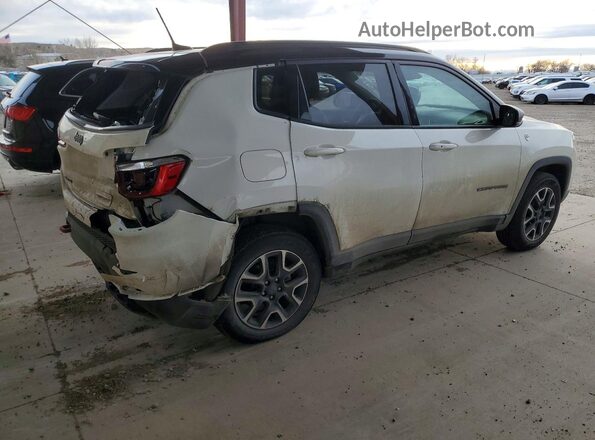 3C4NJDDB8MT598224 2021 JEEP COMPASS Белый Задняя правая четверть
