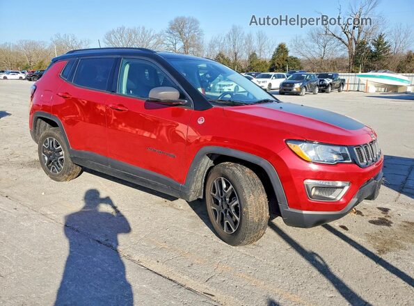 3C4NJDDBXKT773408 2019 JEEP COMPASS Red 