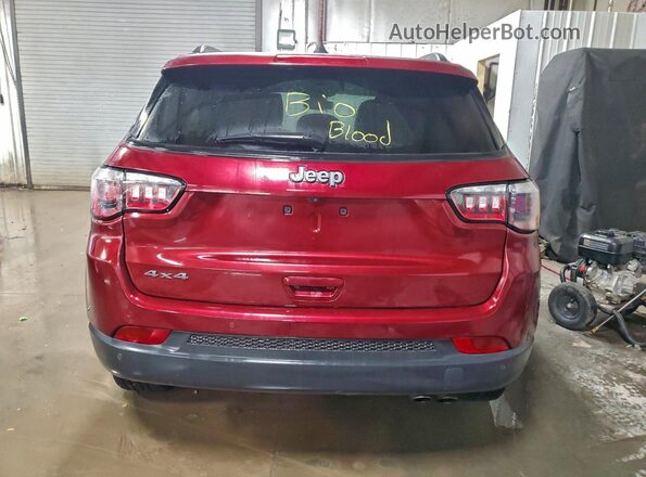 3C4NJDEB2MT600807 2021 JEEP COMPASS Красный Вид сзади