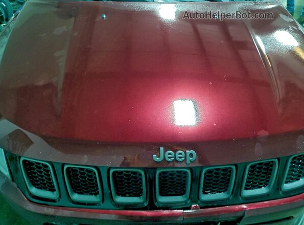 3C4NJDEB2MT600807 2021 JEEP COMPASS Красный Вид задней части салона