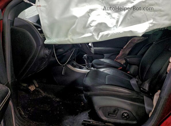 3C4NJDEB2MT600807 2021 JEEP COMPASS Красный Вид салона спереди