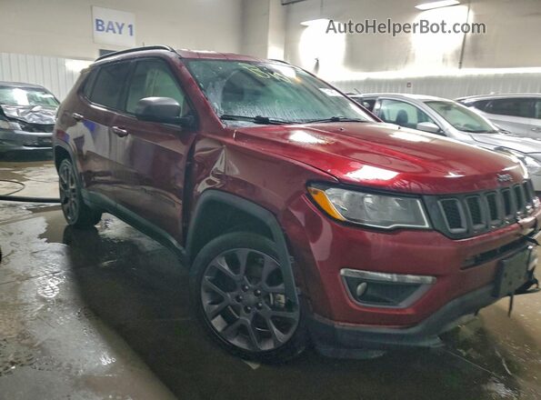3C4NJDEB2MT600807 2021 JEEP COMPASS Красный Передняя правая четверть