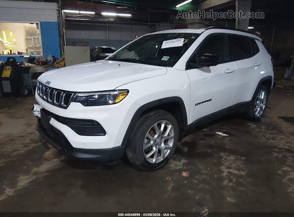 3C4NJDFN9PT558522 2023 JEEP COMPASS White Առջևի ձախ երեք քառորդ տեսարան