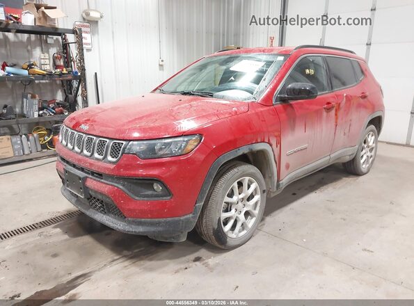 3C4NJDFN9RT594021 2024 JEEP COMPASS Maroon Передня ліва чверть