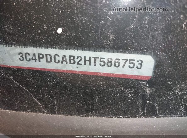 3C4PDCAB2HT586753 2017 DODGE JOURNEY Red 