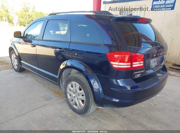 3C4PDCAB2JT242149 2018 DODGE JOURNEY Blue უკანა მარცხენა