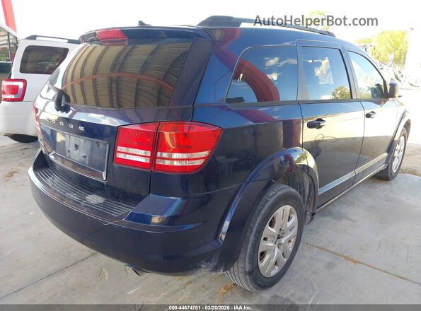 3C4PDCAB2JT242149 2018 DODGE JOURNEY Blue უკანა მარჯვენა