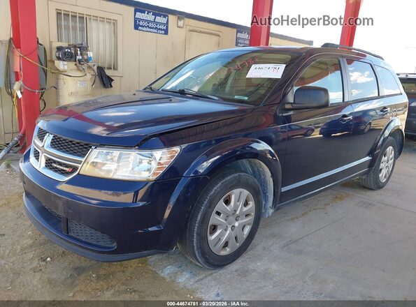 3C4PDCAB2JT242149 2018 DODGE JOURNEY Blue წინა მარცხენა ხედი სამი მეოთხედიდან