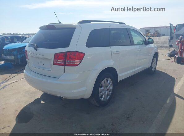 3C4PDCAB3GT219472 2016 DODGE JOURNEY White Trasero derecho