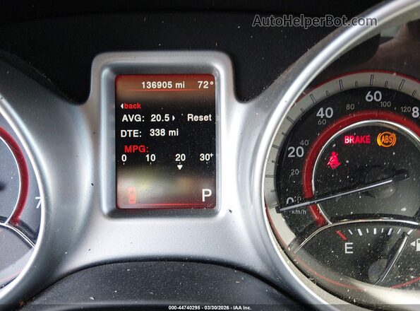 3C4PDCAB3JT533226 2018 DODGE JOURNEY Gray Widok tylnych siedzeń
