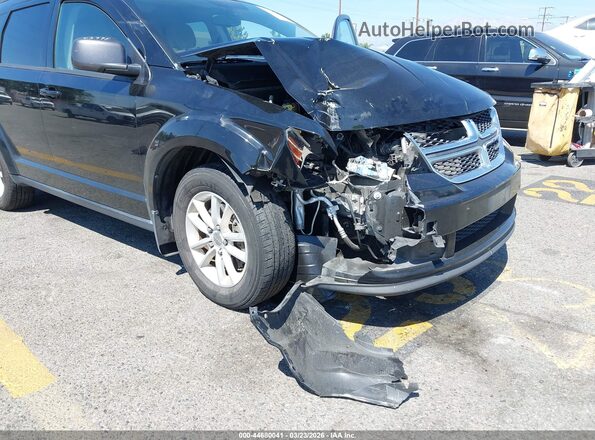 3C4PDCAB4GT209887 2016 DODGE JOURNEY Black Widok z przodu