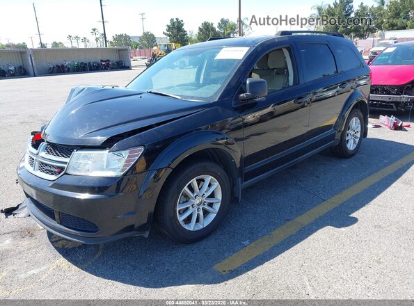 3C4PDCAB4GT209887 2016 DODGE JOURNEY Black Przód lewy