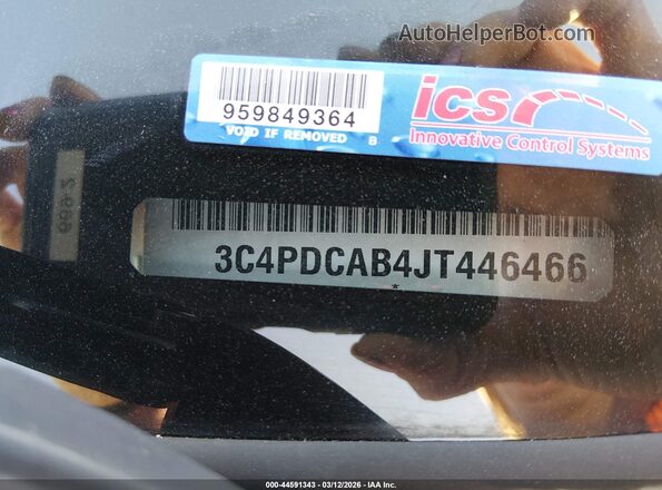3C4PDCAB4JT446466 2018 DODGE JOURNEY White 