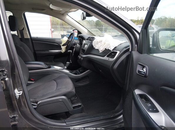 3C4PDCAB4JT446628 2018 DODGE JOURNEY Серый Вид салона спереди