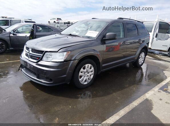 3C4PDCAB4JT446628 2018 DODGE JOURNEY Серый Передняя левая четверть