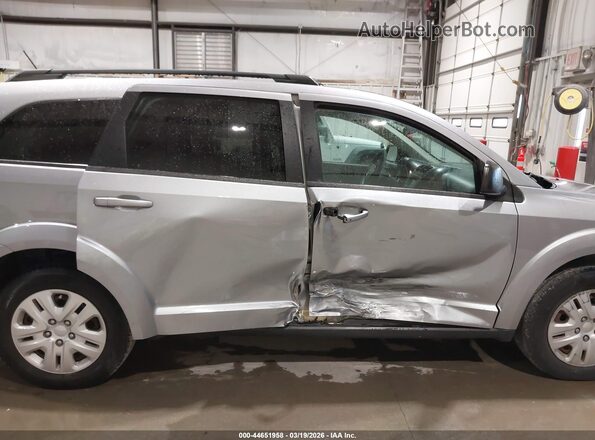 3C4PDCAB6JT218338 2018 DODGE JOURNEY Silver Դիմացի տեսք