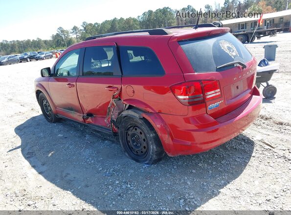 3C4PDCAB9KT864684 2019 DODGE JOURNEY Red Tył lewy