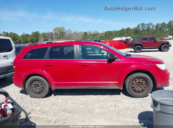 3C4PDCAB9KT864684 2019 DODGE JOURNEY Red Widok wnętrza z tyłu