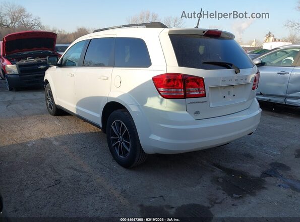 3C4PDCABXJT506153 2018 DODGE JOURNEY White უკანა მარცხენა