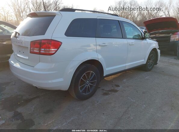 3C4PDCABXJT506153 2018 DODGE JOURNEY White უკანა მარჯვენა