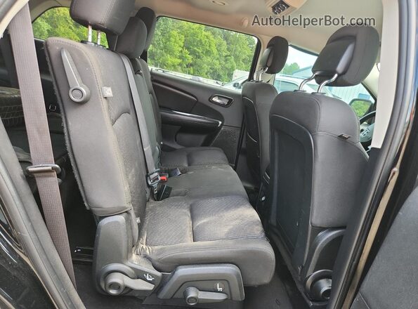 3C4PDCBB9HT608181 2017 DODGE JOURNEY Черный Вид задней части салона