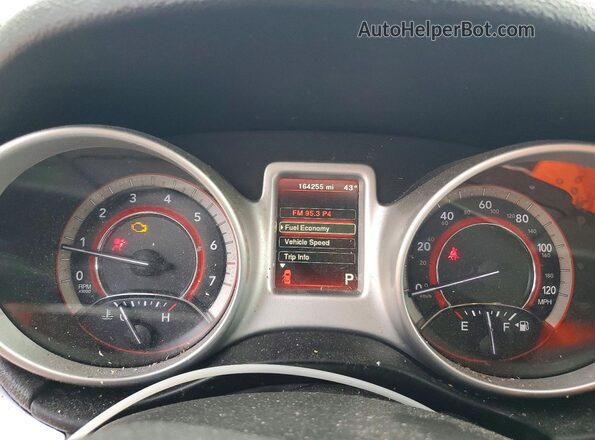3C4PDCBG2HT533349 2017 DODGE JOURNEY Black Սարքավորումների վահանակի տեսք