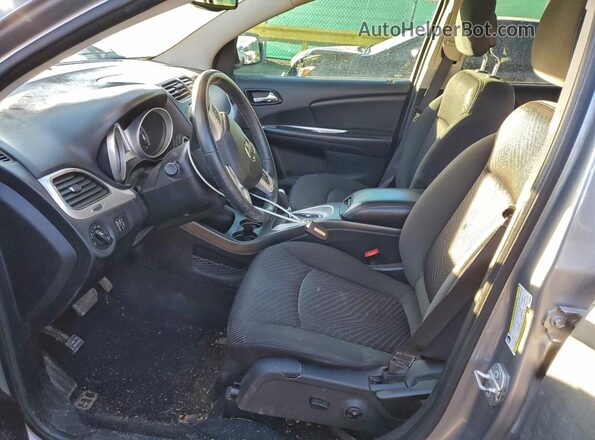 3C4PDCBG5HT503942 2017 DODGE JOURNEY Silver Вид салону спереду