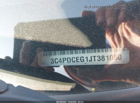 3C4PDCEG1JT381050 2018 DODGE JOURNEY Red Շարժիչի բաժամունքի տեսք