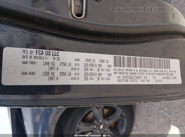 3C4PDCGB6JT520977 2018 DODGE JOURNEY Gray ძრავის განყოფილების ხედი