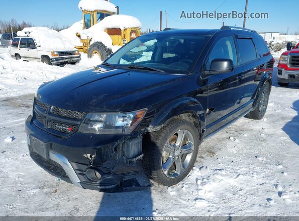 3C4PDDGG2HT517702 2017 DODGE JOURNEY Черный Передняя левая четверть