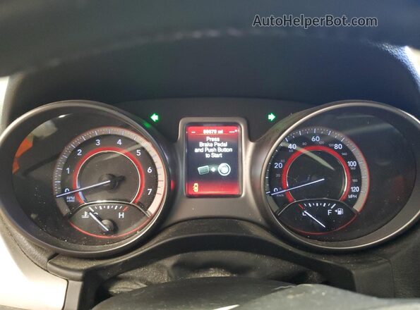 3C4PDDGG4HT548434 2017 DODGE JOURNEY Белый Вид щитка приборов
