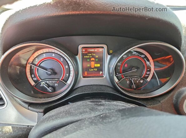3C4PDDGG4HT557621 2017 DODGE JOURNEY Белый Вид щитка приборов