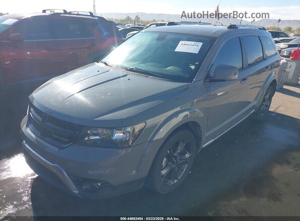 3C4PDDGGXKT759273 2019 DODGE JOURNEY Gray Առջևի ձախ երեք քառորդ տեսարան