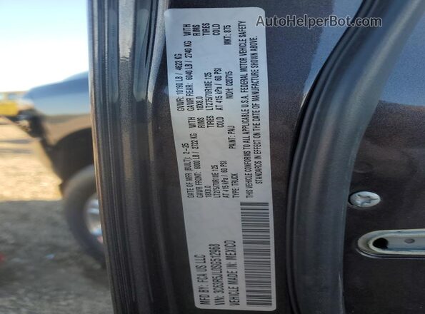 3C63R5JL0SG512968 2025 RAM 2500 Угольный Вид подкапотного пространства