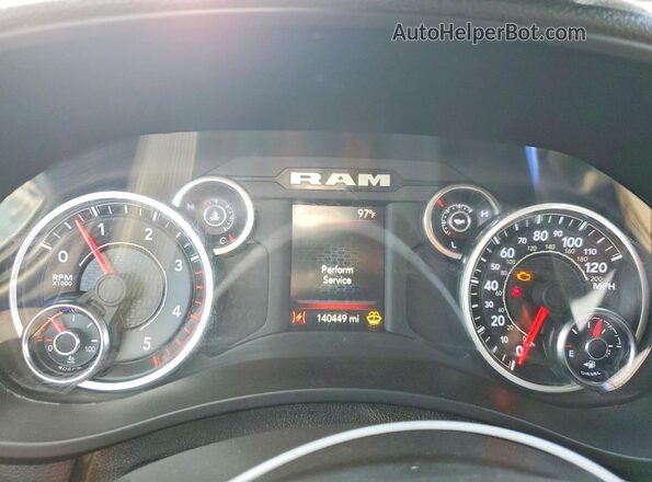 3C63RRGL0NG338337 2022 RAM 3500 White Instrument cluster view