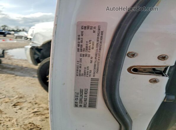 3C63RRGL0NG338337 2022 RAM 3500 White VIN sticker view