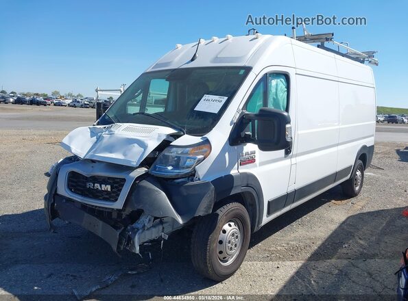 3C6LRVDG4NE119974 2022 RAM PROMASTER 2500 White Vista tres cuartos delantera izquierda