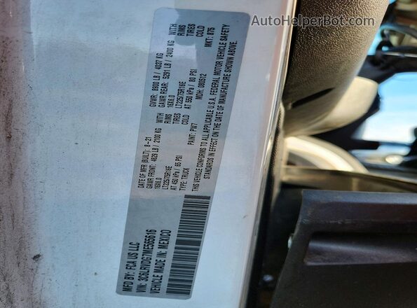 3C6LRVDG7ME565616 2021 RAM PROMASTER White VIN կոդի պիտակի տեսք