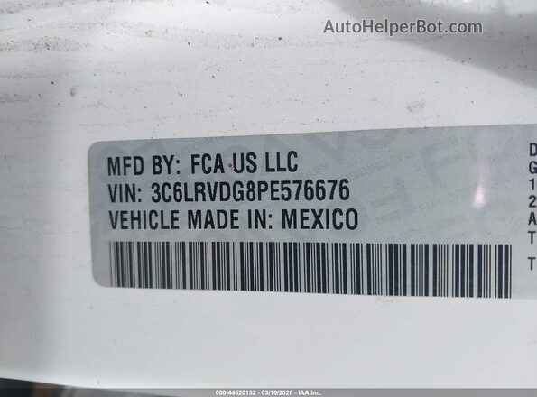 3C6LRVDG8PE576676 2023 RAM PROMASTER 2500 White 
