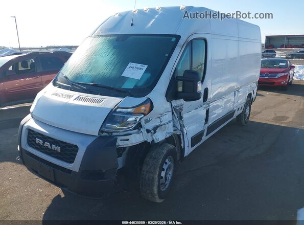 3C6LRVDG9ME590842 2021 RAM PROMASTER 2500 White Առջևի ձախ երեք քառորդ տեսարան
