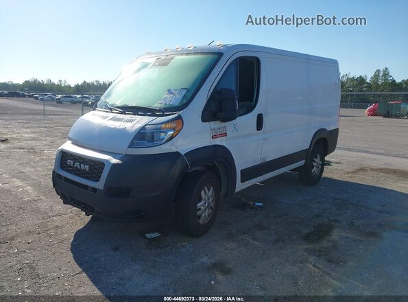 3C6LRVNG7NE130420 2022 RAM PROMASTER 1500 White წინა მარცხენა ხედი სამი მეოთხედიდან